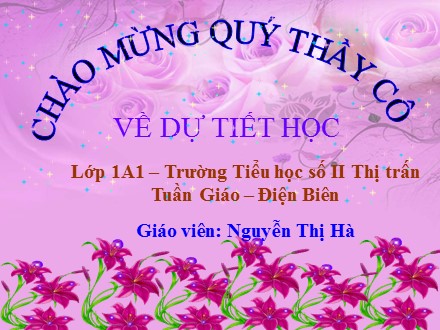 Bài giảng Học vần Lớp 1 - Bài 61: ăm, âm (Tiết 1) - Nguyễn Thị Hà