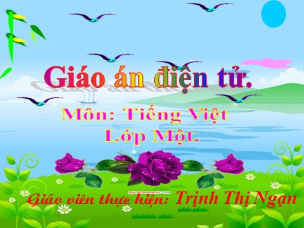 Bài giảng Học vần Lớp 1 - Bài 62: ôm, ơm - Trịnh Thị Ngạn