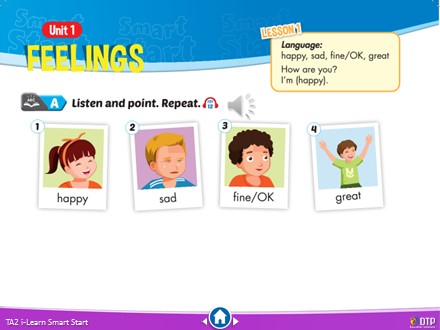 Bài giảng Tiếng Anh Lớp 2 (Smart Start) - Unit 1: Feelings