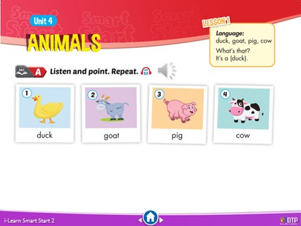 Bài giảng Tiếng Anh Lớp 2 (Smart Start) - Unit 4: Animals