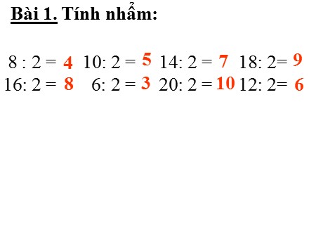Bài giảng Toán Lớp 2 - Luyện tập (Trang 111) - Trường Tiểu học Minh Khai A