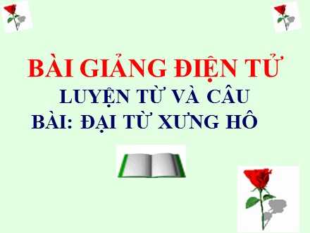 Bài giảng Luyện từ và câu Lớp 5 - Đại từ xưng hô - Trường Tiểu học Cổ Nhuế B