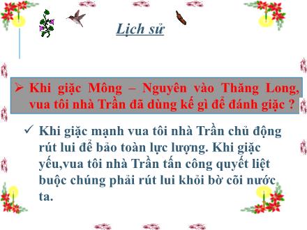 Bài giảng Lịch sử Lớp 4 - Bài 15: Nước ta cuối thời Trần - Trường Tiểu học Kim Giang