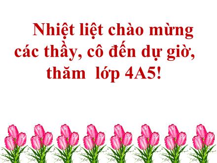 Bài giảng Luyện từ và câu Lớp 4 - Mở rộng vốn từ Trung thực - Tự trọng - Trường TH Thanh Xuân Trung