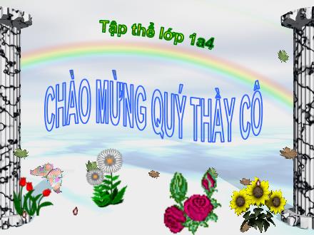 Bài giảng Tập đọc Lớp 1 - Mèo con đi học - Trường TH Hạ Đình