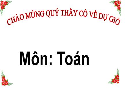 Bài giảng Toán Lớp 2 - 9 cộng với một số. 9+5 - Trường Tiểu học Khương Đình