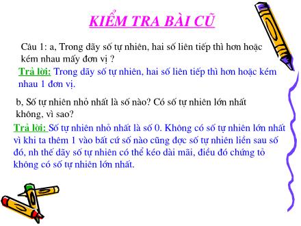 Bài giảng Toán Lớp 4 - Tiết 153: Ôn tập về số tự nhiên (Tiếp theo) - Nguyễn Thị Hường