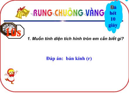 Bài giảng Toán Lớp 5 - Luyện tập tính diện tích (Tiết 3) - Trường Tiểu học Xuân Đỉnh