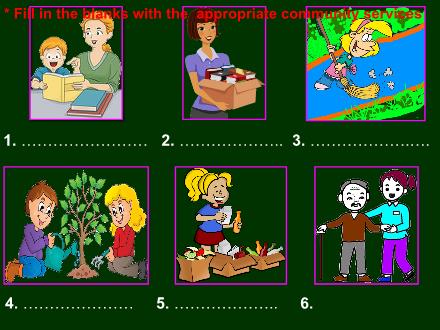 Bài giảng Tiếng Anh Lớp 7 - Unit 3: Community service - Tiết 17: A closer look 1
