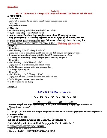 Giáo án Địa lí Lớp 7 - Tuần 8