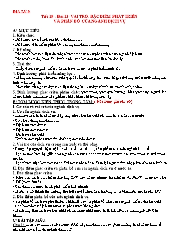 Giáo án Địa lý Lớp 9 - Bài 13, 14