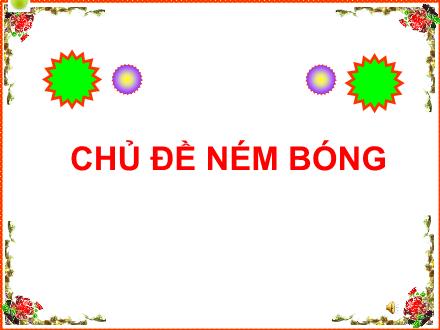 Bài giảng Thể dục 9 - Chương 9: Môn thể thao tự chọn