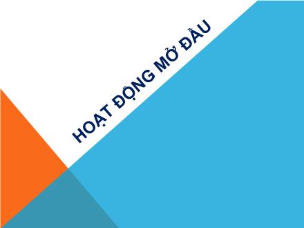Bài giảng Toán 6 Sách Cánh diều - Bài 1: Số nguyên âm