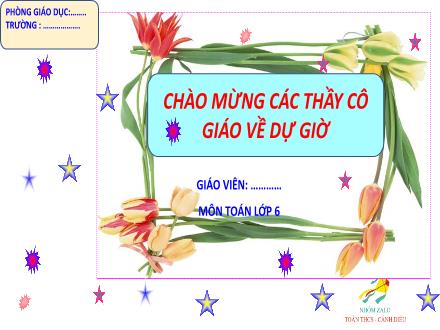 Bài giảng Toán 6 Sách Cánh diều - Bài 10: Số nguyên tố. Hợp số (Tiết 1)