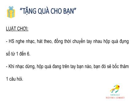 Bài giảng Toán 6 Sách Cánh diều - Bài: Ôn tập chương I (Tiết 1)
