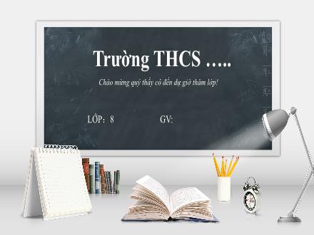 Bài giảng Toán 8 - Bài 1: Định lí Thales trong tam giác (Tiết 1)