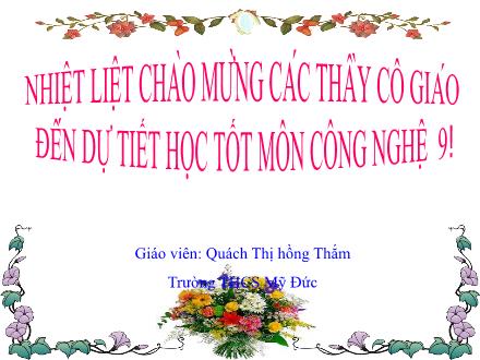 Bài giảng Công nghệ 9 - Bài 12: Kiểm tra an toàn mạng điện trong nhà