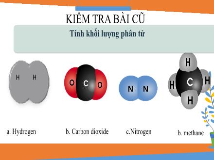 Bài giảng Khoa học tự nhiên 7 - Bài 4: Phân tử, đơn chất, hợp chất