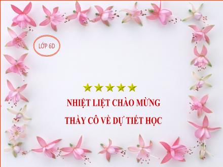 Bài giảng Khoa học tự nhiên Lớp 6 - Bài: Lực ma sát