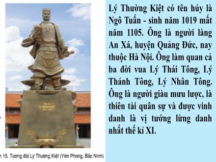 Bài giảng Lịch sử 7 (Kết nối tri thức) - Bài 12: Cuộc kháng chiến chống quân xâm lược Tống