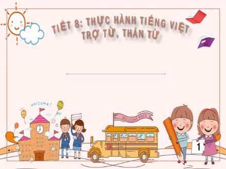 Bài giảng Ngữ văn 8 - Bài: Thực hành Tiếng Việt Trợ từ, thán từ