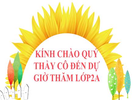Bài giảng Tiếng Việt 2 - Bài 14: Luyện tập từ ngữ chỉ sự vật. Dấu chấm, dấu chấm hỏi