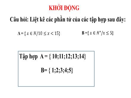 Bài giảng Toán 6 - Bài 4: Phép cộng và phép trừ số tự nhiên