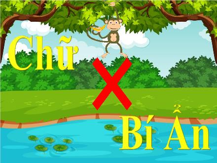 Mẫu Slide trò chơi PowerPoint - Chữ X bí ẩn