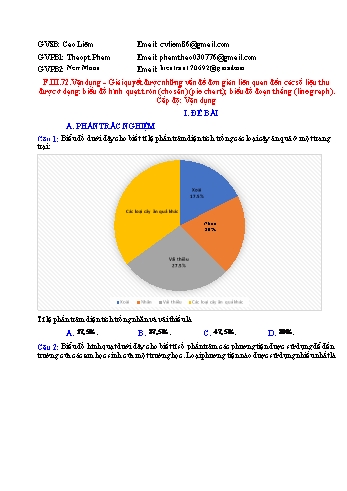 Ngân hàng câu hỏi Toán 7 - Chủ đề: Phân tích và xử lí dữ liệu (Có đáp án)